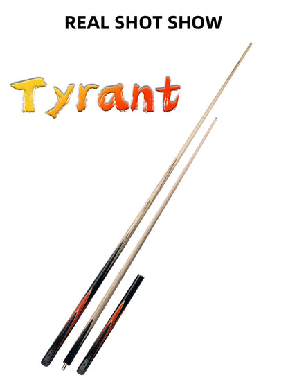 O'MIN Tyrant Snooker Cue 3/4 Piece One Piece Snooker Stick Kit with Case with Telescopic Extension 9.5mm Tip Billiard Cue Kit