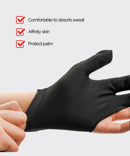 For Dropshippers Billiard Pool Gloves 10pcs Left Hand Lycra Fabric Black Good Elastic Snooker Gloves Billiard Accessories