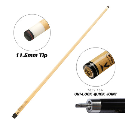 3142 POINOS Carbon Maple Single Shaft Billiard Pool Cue Stick Shaft 10.8/11.75/13mm Tip Uni-loc QR Joint Bullet Shaft