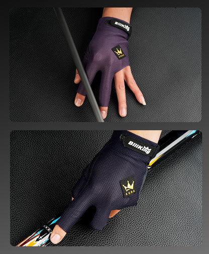 High Quality Three Fingers Billiard Pool Gloves Left Hand