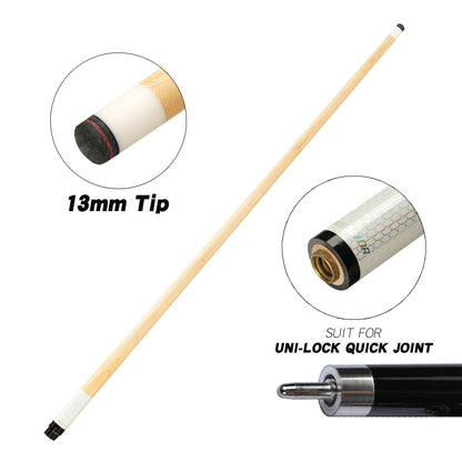 3142 POINOS Carbon Maple Single Shaft Billiard Pool Cue Stick Shaft 10.8/11.75/13mm Tip Uni-loc QR Joint Bullet Shaft