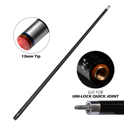 3142 POINOS Carbon Maple Single Shaft Billiard Pool Cue Stick Shaft 10.8/11.75/13mm Tip Uni-loc QR Joint Bullet Shaft