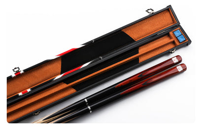 O'MIN Blood Lord 3/4 Snooker Cue Ebony Butt with Case with Extension Billiard Snooker 10mm Tip with Professional Cue Free Gift