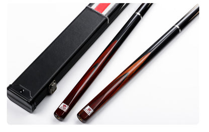 O'MIN Blood Lord 3/4 Snooker Cue Ebony Butt with Case with Extension Billiard Snooker 10mm Tip with Professional Cue Free Gift