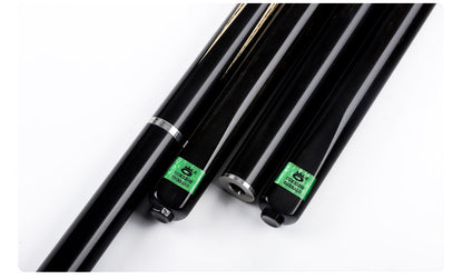 O'MIN Emerald 3/4 Snooker Cue Handmade 9.5mm Tip Case Top ebony Butt Extension Professional Billiard Snooker Cue High-end