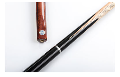 O'MIN STAR CUT 3/4 Snooker Cues Litchi wood Butt 9.5mm Tip Case Professional with Extension Billiard Cue Ash shaft For Black 8