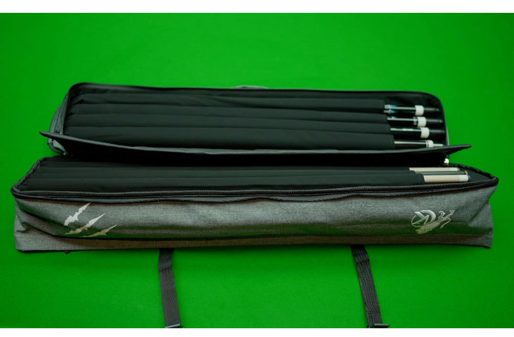 KONLLEN 3x4 Oxford Cloth Pool Cue Case Billiard Cue Stick Carrying Bag