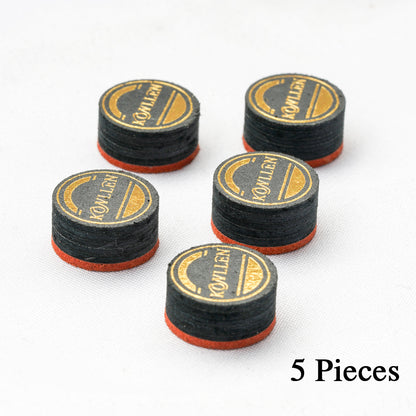 Konllen Carom Cue Tip 5 Pcs/lot 14mm