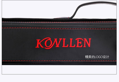 KONLLEN Billiard Carom Cue Case 3 Holes 1 Butt 2 Shafts Cue Case Bag 82cm Length