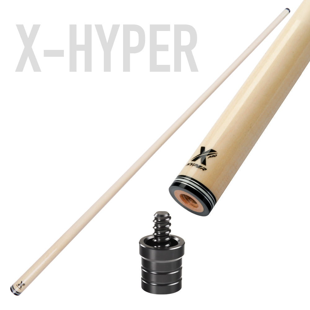 HOW X-Hyper Billiard Cue Shaft CP PLUS Shaft Abalone Shell Mosaic Inlay  Ring Single Shaft Radial Pin