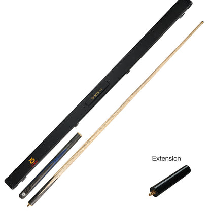 O'MIN Member Snooker Cue 3/4 Jointed Cue 57 inch 10-10.2mm Ash Cue OMIN Members Snooker Stick Billiard Cue With Case and Extension Kit