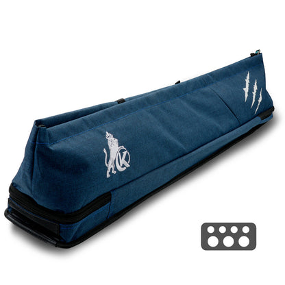 KONLLEN Cue Case 1/2 Billiard High Capacity Cue Case 7/9 Holes 3x4 4x5 Soft Bag