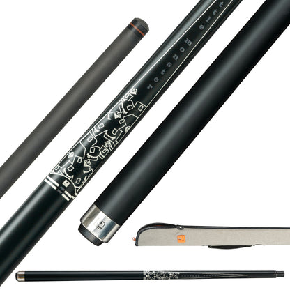 LITTLE MONSTER PQ 12.4mm Pool Cue Carbon Fiber