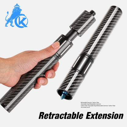 Billard Extendable Extension 1 pcs Black Carbon Fiber Aluminum Alloy for MEZZ/ZOKUE/FURY/PREDAIOR