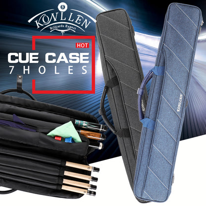 KONLLEN  7 Holes Cue Case 3 Butts 4 Shafts