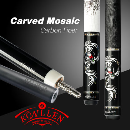 KONLLEN  AING-1F  Pool Cue Stick Carbon Fiber