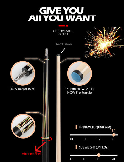 HOW FH 21/22/23-3 Pool Cue