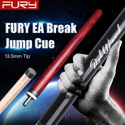 FURY Break Jump Cue EA Billiard Punch&Jump Cue Stick 55‘’ 58‘’ 13.5mm Tip Maple Ashwood Billar Break& Jump Cue Kit with Gifts