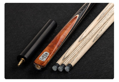 O'MIN Basic Billiard Cue 3/4 Piece Snooker Cue Kit Stick with Case with Extension 10mm/11.5mm Tip