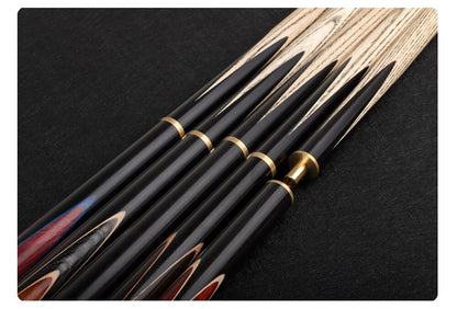 O'MIN Basic Billiard Cue 3/4 Piece Snooker Cue Kit Stick with Case with Extension 10mm/11.5mm Tip