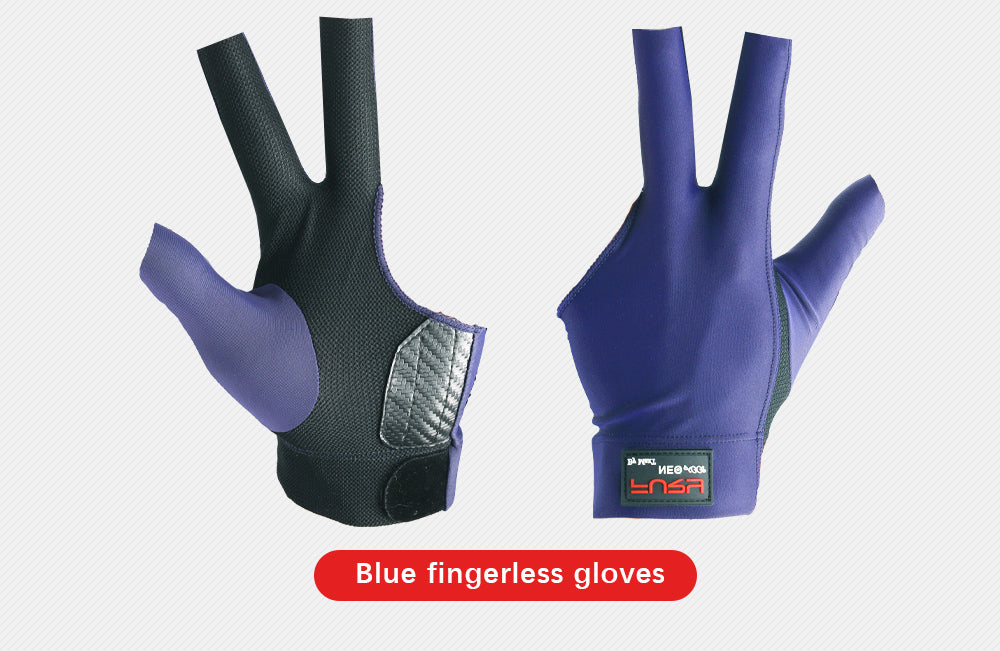 FURY Gloves Billiard Gloves Blue/Black Non-slip Lycra Fabric Pool Gloves  Snooker Glove Billiard Accessories