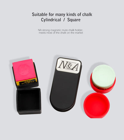 NA Chalk Holder Magnetic  Silent Round Square Carrying Holder