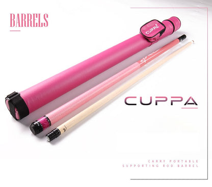 CUPPA Cue Pool Cue 11.75/13mm Tip Maple Shaft Stick Cue With Case Designed For Women 147cm Length