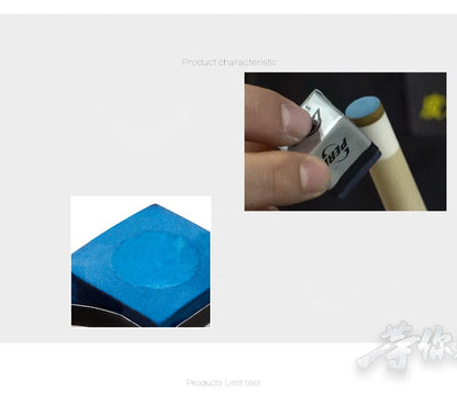 PERI  2 Pieces  Oily Billiard Chalk Blue