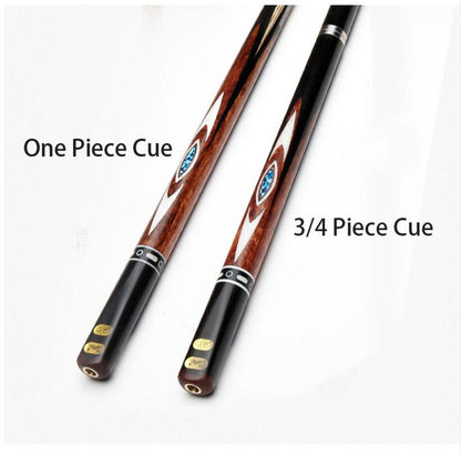 New Ash High-end New Arrival Handmade LP One Piece Billiard Snooker Cue 3/4 Piece Cue Kit with Good Case 10mm Tip Snooker Stick