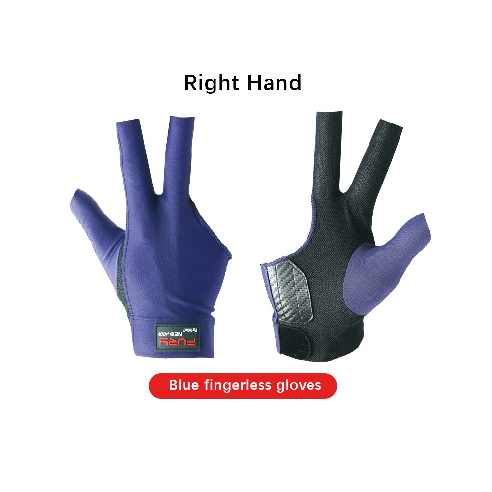 FURY Gloves Billiard Gloves Blue/Black Non-slip Lycra Fabric Pool Gloves  Snooker Glove Billiard Accessories