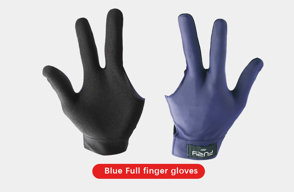 FURY Gloves Billiard Gloves Blue/Black Non-slip Lycra Fabric Pool Gloves  Snooker Glove Billiard Accessories