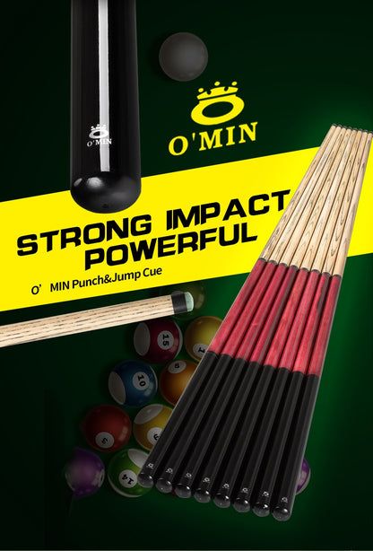 OMIN Break Jump Cue 3 Pieces Cue Ash Wood Shaft