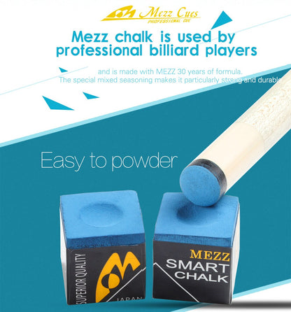 Original MEZZ Billiard Oil Chalk  Japan Strong Adhesion Easy to Powder