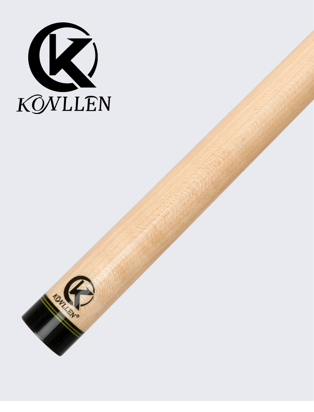 KONLLEN Solid Maple Wood Technology Shaft Billiard Pool Cue Kit Shaft 3/8*8  Radial Pin Joint 12.9mm Tip Carbon Fiber Tube Shaft