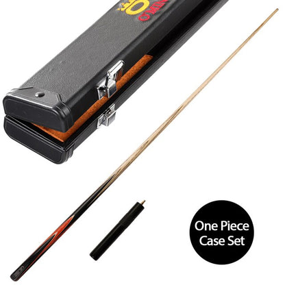 O'MIN Tyrant Snooker Cue 3/4 Piece One Piece Snooker Stick Kit with Case with Telescopic Extension 9.5mm