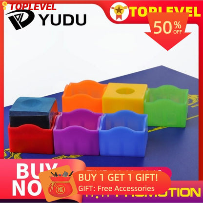 36 Pcs Plastic Billiard Chalk Holders Colorful Billiard Accessories 6 Colors Pool Cue Chalk Holder Protective Cover Chalk Box