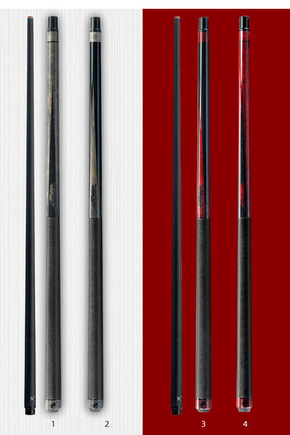 PREOAIDR 3142 King Billard Pool Cue Maple Carbon Shaft Black Technology Stick 12.5/11.8/10.8mm Rainbow Tip Uni-lock Joint Cue