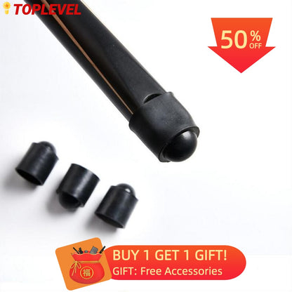 3 pcs Butt Protector Billiard Accessories Snooker Cue Bottom Protection Cue Rubber Bottom Protection Cover Protect Snooker Cue