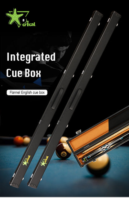 CRICAL Snooker Cue Case 1 Piece Pool Cue Straight Rod Box 60" Hard Case Cover Storage Carrying Professional Billiard Accessories