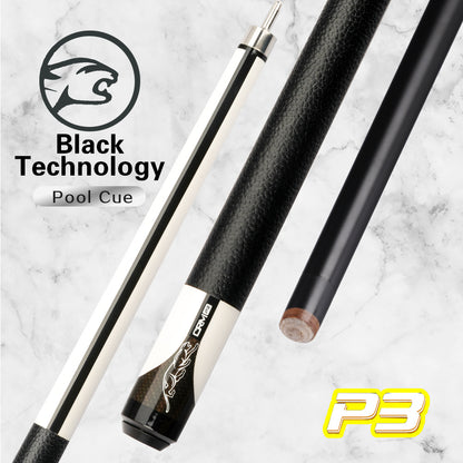 PREOAIDR 3142 P3  Pool Cue Black Technology Shaft